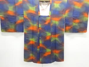 未使用品　抽象模様暈し道行コート